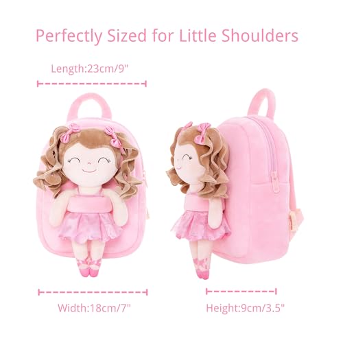 Image of Gloveleya Kids Backpack - Pink 9 inches