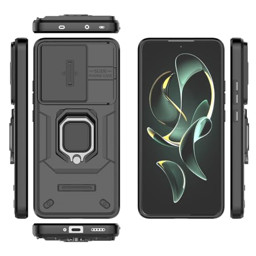 Coque de protection Xiaomi 13T13T Pro Anneau Anti Chute 2 Films Verre Trempé 1.0 mm d'épaisseur - vue 4