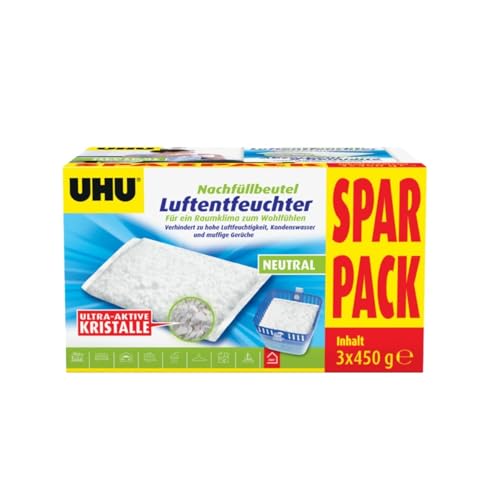UHU Luftentfeuchter Nachfüll-Beutel 3x450g