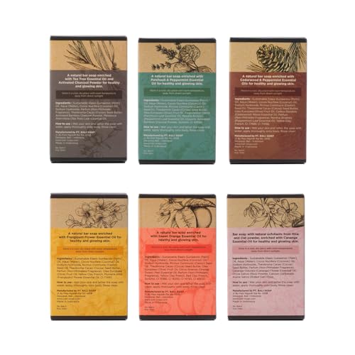 Bali-Soap-Tropical-Fresh-Earthy-Botanical-Natural-Soap-Bar-with-Premium-Essential-Oil-Handmade-Vegan-Body-and-Face-Soap-Plant-Based-Cold-Process-35oz-Bars Bali Soap Tropical Fresh Earthy Botanical Natural Soap Bar with Premium Essential Oil Handmade Vegan Body and Face Soap Plant Based Cold Process 35oz Bars