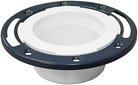 Jones Stephens C53340 3X4 PVC CLST FLG W/ADJ MTL RNG - N/A