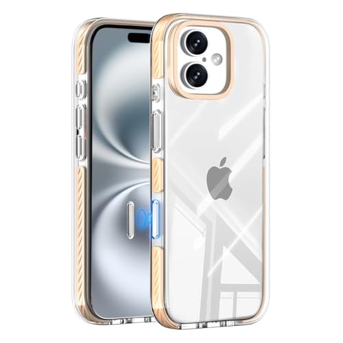 Velanera iPhone 16 �p �P�[�X �N���A �w�ʓ��� ���΂݂ɂ��� �ω��� �����h�~ �ϏՌ� U�^�o���p�[���� �J�����R���g���[�� �J���������Y�ی� �X�N���[���ی� PC+TPU ���킢�� �X�}�z�P�[�X�i�C�G���[�j