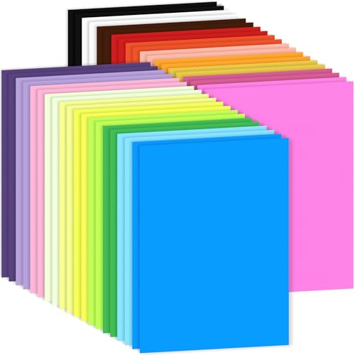 Caianwin A4 Buntes Origami Papier, 200 Blatt, 20 Farben