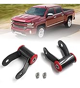 1-1.5" Suspension Rear Lift Leaf Shackle Kit Compatible with Chevy Silverado 1500 & GMC Sierra 15...