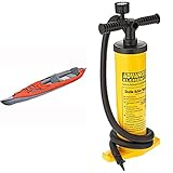 Advanced Elements AE1007-E AdvancedFrame Convertible Elite Inflatable Kayak + Double Action Pump