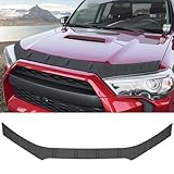 Qyebbk Hood Protector for 2010-2024 Toyota 4Runner Hood Deflector Guard Soft TPE Material Hood Shield Trim for 4 Runner Exterior Accessories