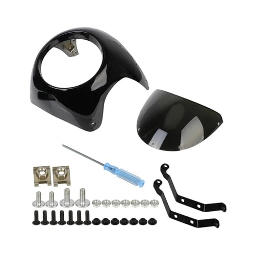 Pare-brise de moto 7 pouces pour rouler confortablement en Cafe Racer et Touring