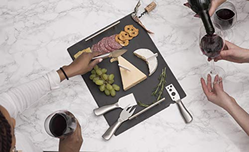 image for True Marble Cheese Plate Serveware Board, Serving Tray for Appetizers 