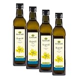 Alnatura Bio Rapsöl Nativ, 0,5 l (Packung mit 4)
