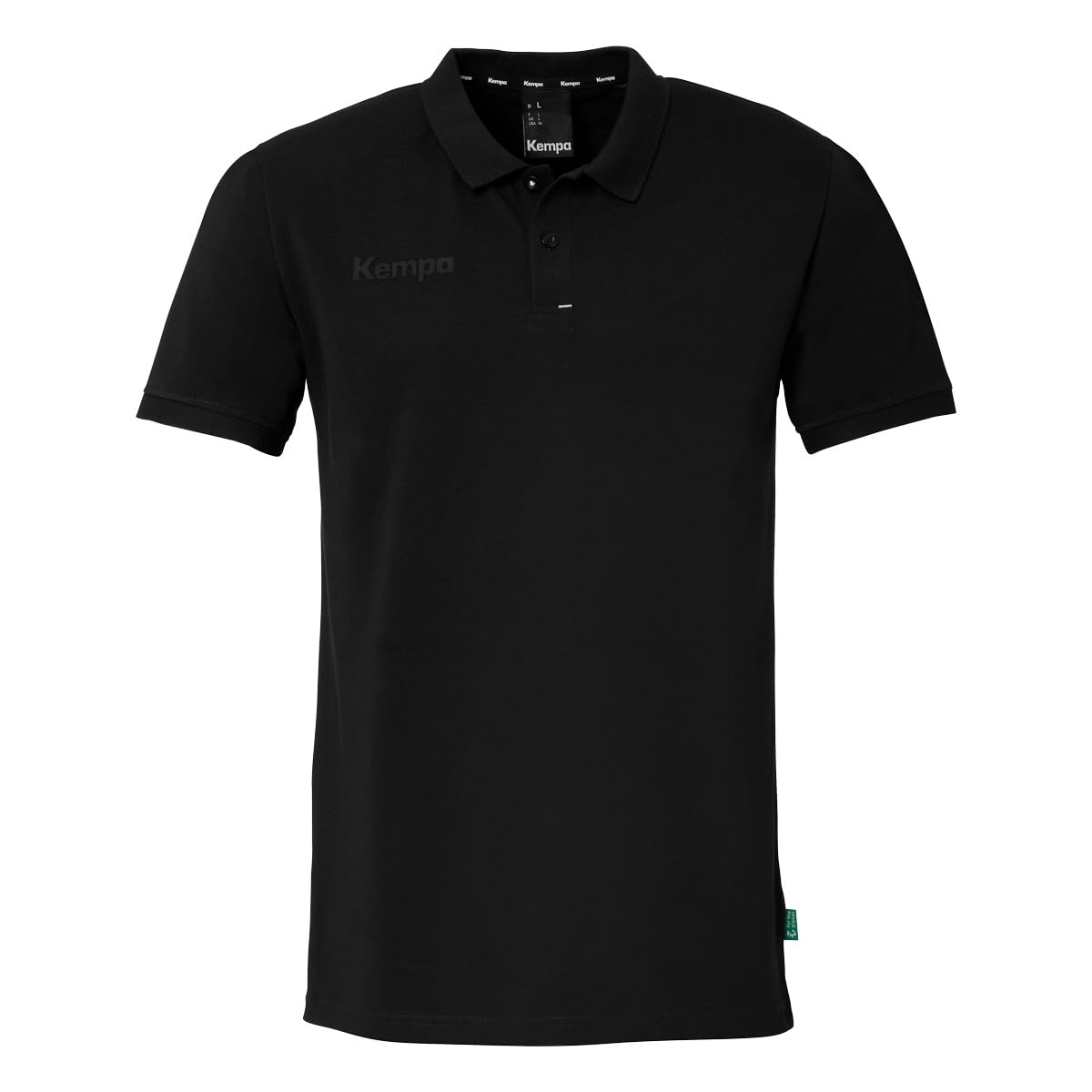 Kempa Men's Prime Shirt Polo Shirt, Black, L