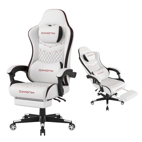 Big and Tall Gaming Chair with Footrest