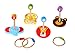 Toddle Toy Ring Toss - Ideal Wooden Ring Toss Game - Portable and Most Colorful Fun Animal Toss Across Games for Kids