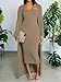 Women’s Suit Y8035 Long-Sleeve Wrapped Chest Costume for Office Fashion (Camel color S)