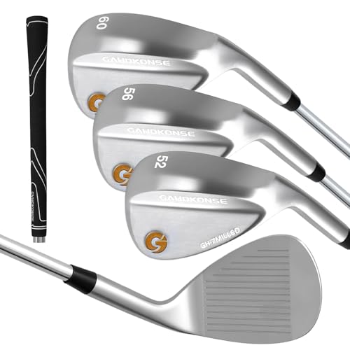 GAHOKONSE Individual Golf Wedge 52/56/60 Degree，Forged Golf Gap Wedge Sand