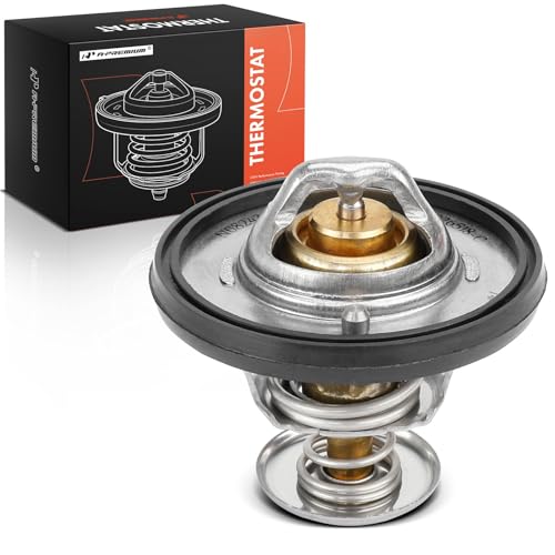 A-Premium Engine Coolant Thermostat with Seal Compatible with Ford, Chevrolet, Lincoln, Mercury, Peugeot, Pontiac, Jeep & Blue Bird Models - F-150, F-250, Chevette, Navigator, 405, Acadian, DJ5 CJ
