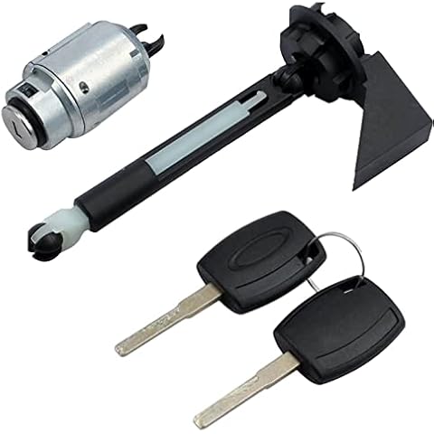 EUTEEWAL Replacement Auto Hood Bonnet Release Lock Set And Repair Kit Latch with 2 Keys for Ford Focus MK2 2004-2012 1355231 Cover