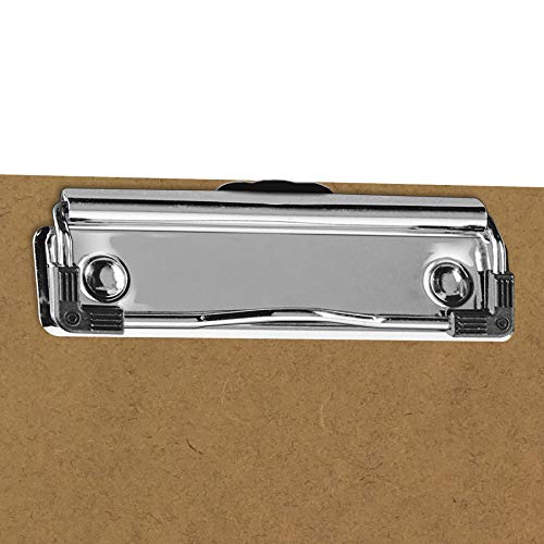 Acrimet Clipboard Landscape Letter Size A4 (9 1/16” X 13”) Low Profile Clip (Hardboard) (6 Pack) #TOP4