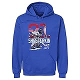 500 LEVEL Igor Shesterkin Hoodie Sweatshirt (Hoodie, Large, Royal Blue) - Igor Shesterkin New York Landmark WHT