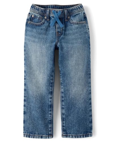 Image of Gymboree Boys' and Toddler Pull on Wide Leg Jeans