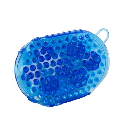 Kerbl Magnet-Massage-Striegel royalblau