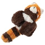 HEALSOPTHY Pulsera de Peluche de Mapache para Fiestas Temáticas Pulsera de Animal de Peluche Diseño y para Cumpleaños y Accesorio Flexible y Duradero