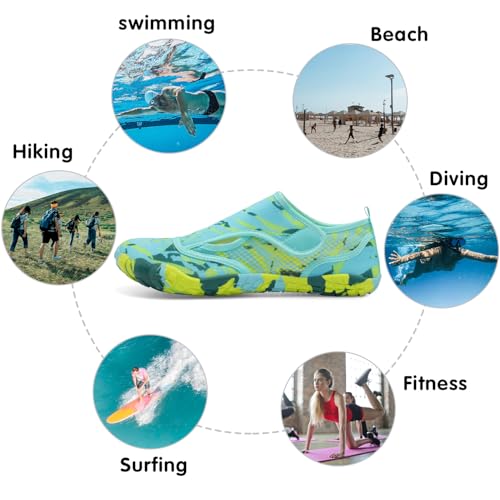 Image of Centipede Demon Swim Water Shoes for Women Men Quick Dry Barefoot Aqua Sneakers Shoe for Beach Hiking Diving Boating River Outdoor Water Sports