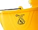 Simpli-Magic Side Press Wringer Combo Commercial Rectangular Mop Bucket on Wheels, 35-Quart, Yellow