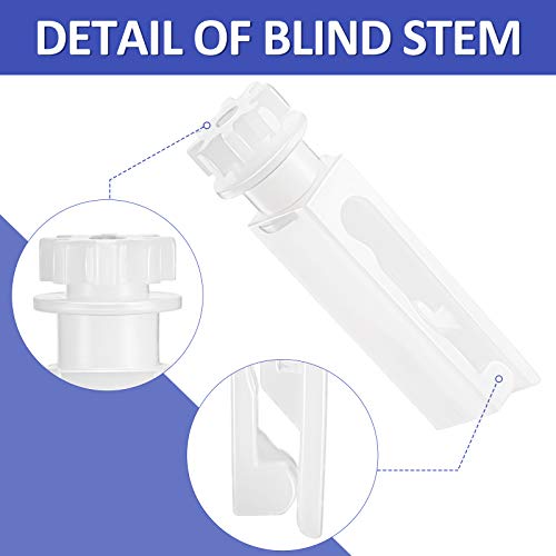 image for Leinuosen Vertical Blind Stem Replacement White Stems for Vertical Win