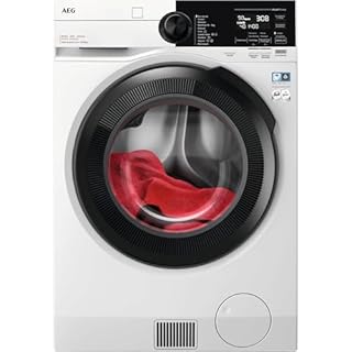 AEG Lavasciuga Ökokombi 9000 10+6kg con Pompa di Calore, SensiDry, Risparmio Energetico, Classe B, Vapore Refresh, Programmi Personalizzati, Bianco