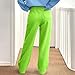 Womens Wide Leg Loose Fit Sweatpants Winter Baggy Lounge Travel Pants Fashion Outfits 2026 Joggers Clothes Avtivewear(Fluorescent Green, Medium)