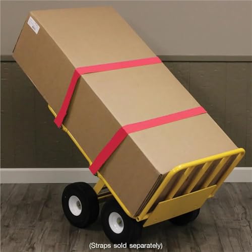 Carretilla de mano 4 ruedas con capacidad 750 lb y ruedas de 10 pulgadas miniatura 4