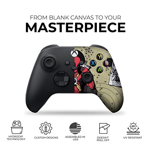 Dreamcontroller Original X-Box Wireless Controller Special Edition Customized Compatible With X-Box One S/X-Box Series X/S & Windows 10 Made With Advanced Hydrodip Print Technology(Not Just A Skin) #TOP2