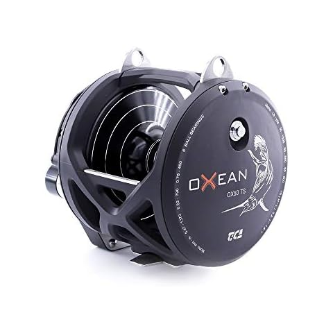 TICA Oxean Ox50Ts Carrete de Pesca con Doble Embrague y Doble Velocidad Cover