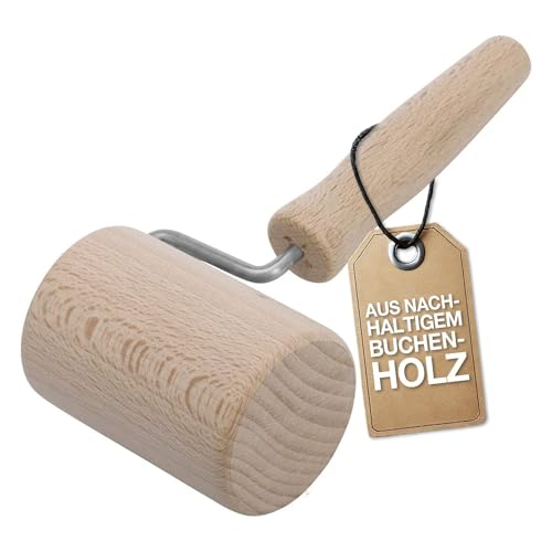 Westmark Backblech-/Teigroller, zylindrisch, für eckige Backformen, aus Buchenholz, ø 5,4 cm,...