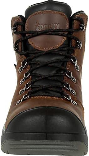 Rocky Men's Worksmart Composite Toe Waterproof Work Boot Ankle, Brown, 9.5 W US | Image 2