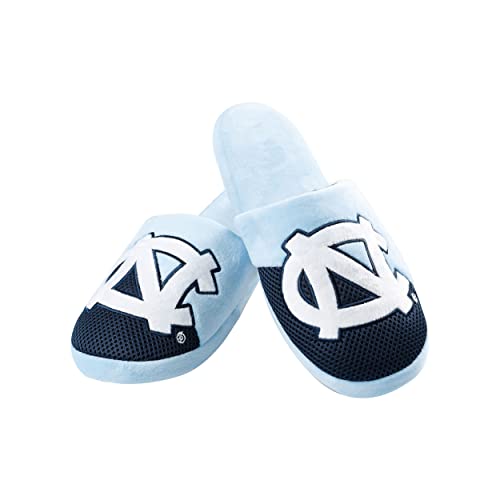 Image of FOCO Oklahoma Sooners NCAA Mens Team Logo Staycation Slippers