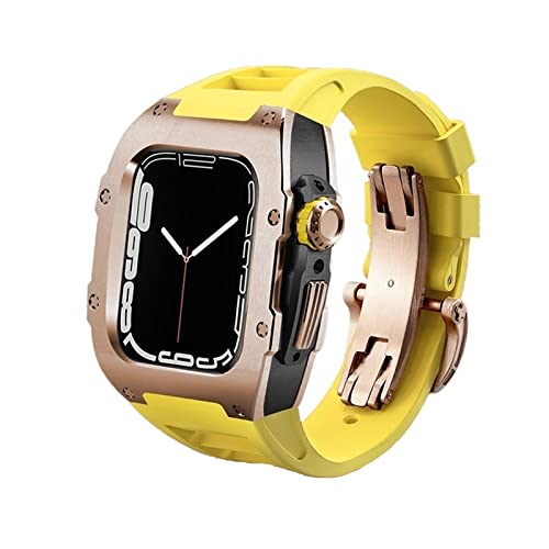 Bracelet en caoutchouc fluor et boîtier EZZON pour iWatch 8 7 6 5 4