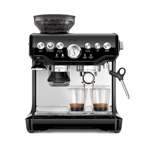 Sage - The Barista Express - Kaffeemaschine mit manuellem Milchaufschäumer & Mahlwerk - Automatisches Mahlen, individueller Milchschaum - Schwarzer Sesam – Bild 4