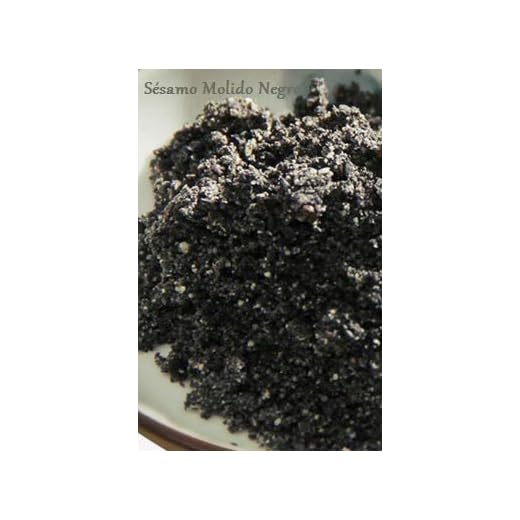 Sésamo Negro Molido 1 Kg - Semilla de Sesamo Negro Molida 1000 gr - Ajonjolí Negro Extra