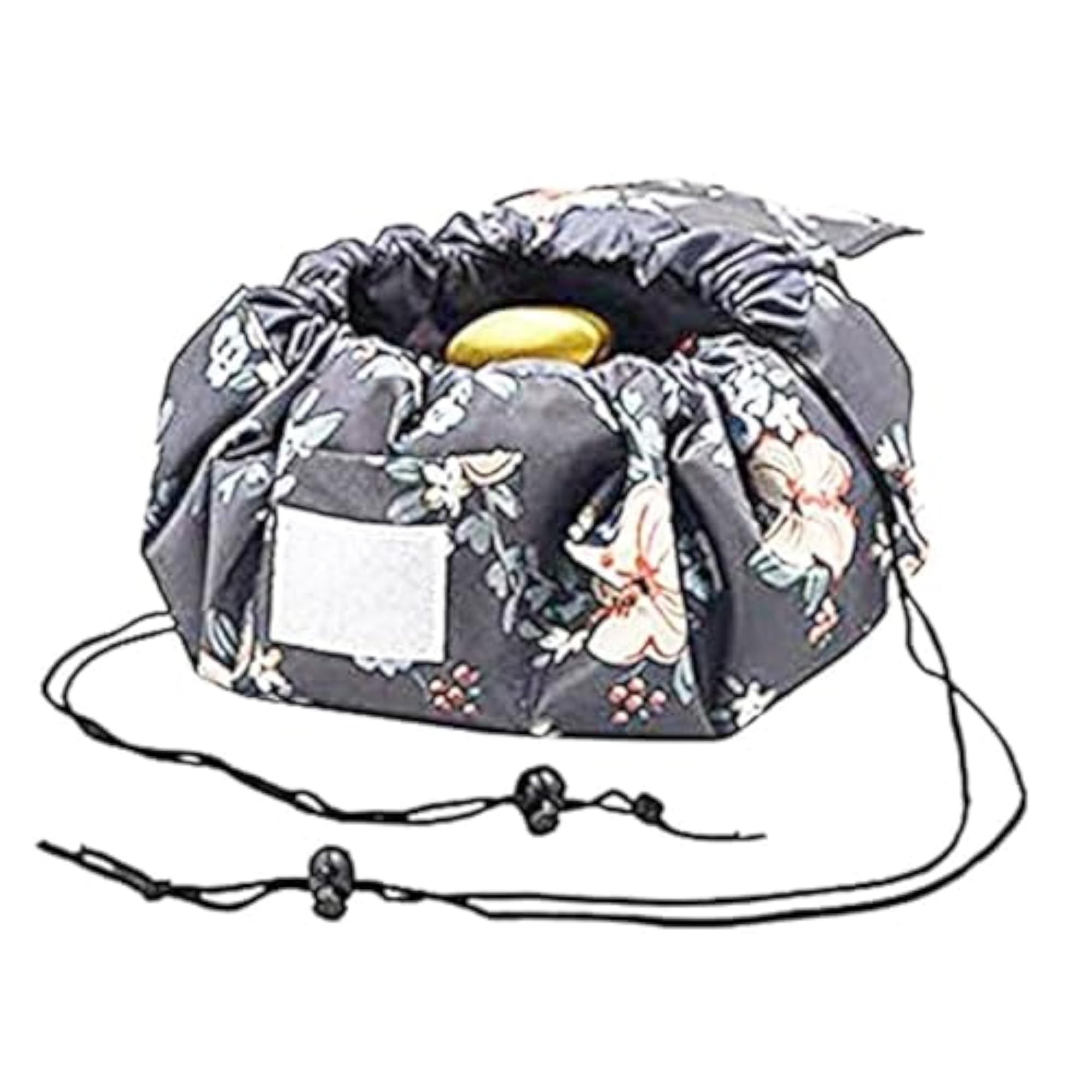 Lazy Makeup Bag, Portable Large Travel Toiletry Pouch