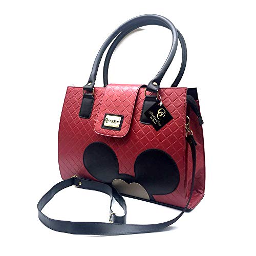 Bolsa Disney Mickey Mouse kit com carteira Vermelha vermelha