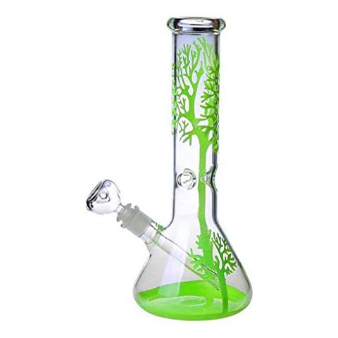 Aoheuo Glass Bong with Tornado Filter, Rig Bong 14.5mm Bong Pipe Glass Pipes for Smoking Bong Bowl Beaker Tree (A) Cover