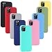 Produktbild XinYue - 9X iPhone 11 Pro Max Hülle, Ultra Thin TPU Case Stoßfest Anti-Scratch Hülle (9 Farben) - [ Schwarz + Rot + Durchscheinend + Blau + Mintgrün + Pink + Blau + Grün + Gelb ]