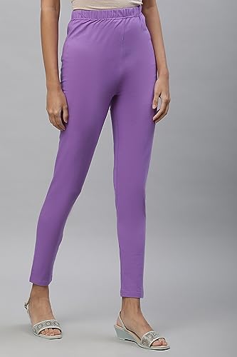Image of Aurelia Cotton Skinny Lycra Strechable Pants for Women | Ankle Length Leggings for Women | Cotton Leggings for Women | Lycra Leggings for Women | Leggings for Women