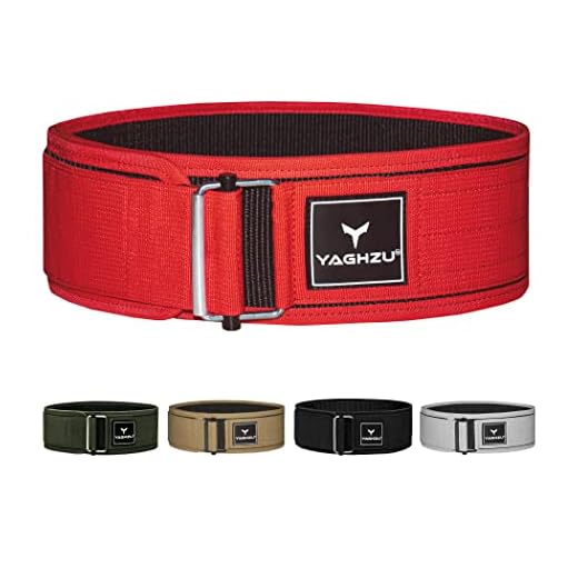 Cinto de levantamento de peso com trava rápida – Cinto ajustável para levantamento de peso, agachamento, levantamento terra e suporte para as costas, cinto de ginástica de 10 cm para homens e mulheres