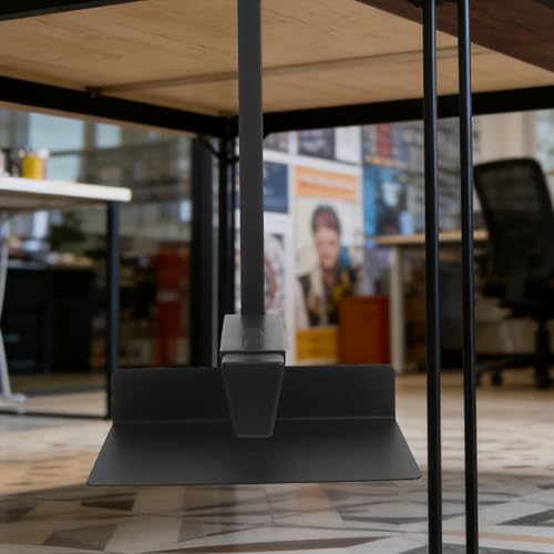 Angoily Soporte para Torre de Computadora Bajo Escritorio, Soporte Ajustable Colgante para CPU de PC de 5.1"-8.5" de Ancho y 3.9"-18.5" de Alto, Soporte de Acero Negro para Escritorio de Oficina miniatura 7