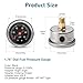 1/8 Inch Oil Pressure Gauge Practical Iron Construction for Accurate 0 100 in Automotive and Motorcycle Applications Iron Oil Pressure Gauge