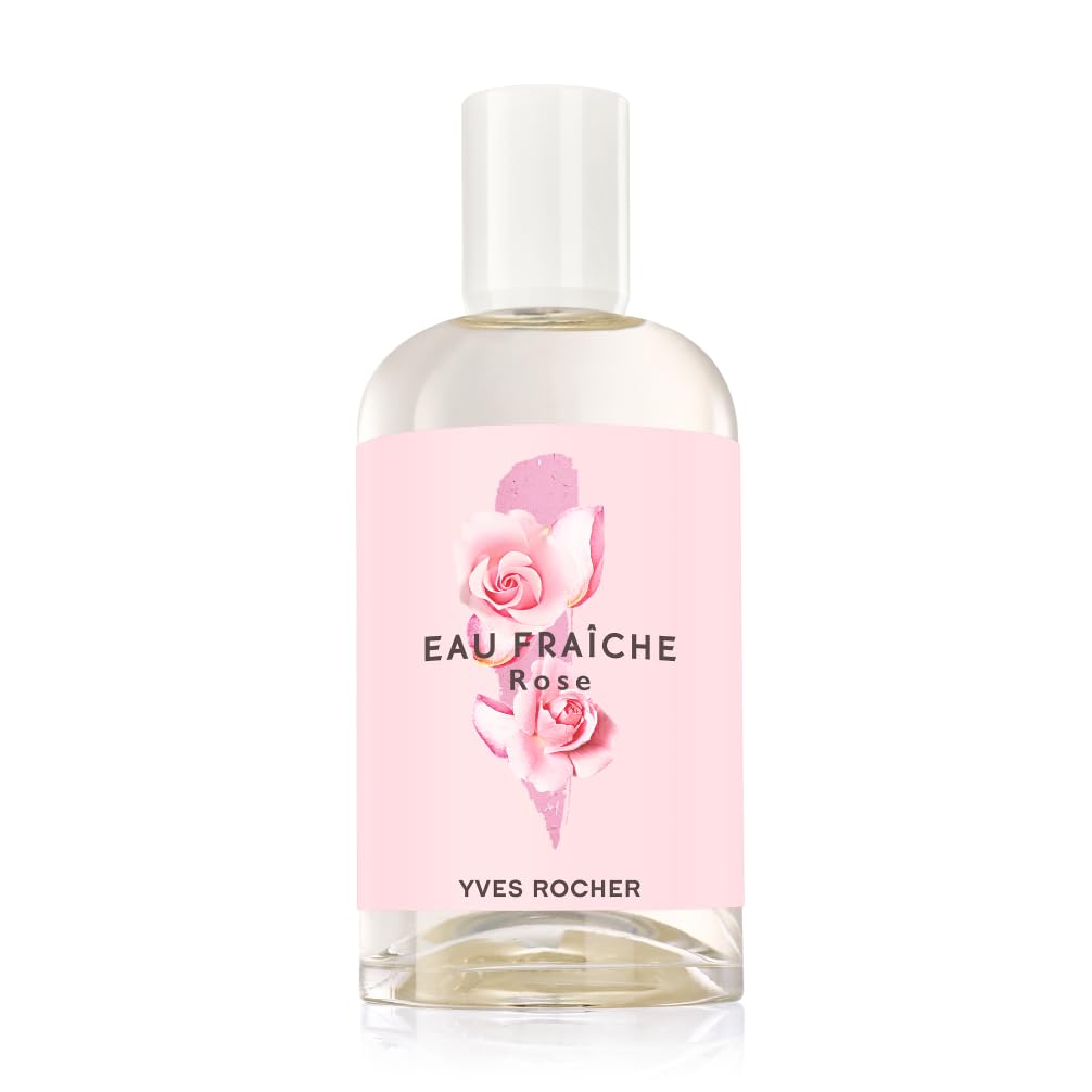 Yves Rocher LA COLLECTION - Eau Fraîche Rosenblüten - Erfrischendes Eau de Toilette für Damen - Blumig-rosige Frische - Zarter, floraler Duft - 100 ml