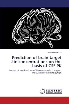 Paperback Prediction of brain target site concentrations on the basis of CSF PK Book