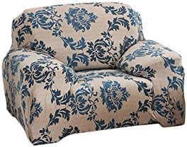 Elvoes Floral Printed Sofa Cover Anti-Slip Elastic Slipcover Stretch Polyester Fabric Soft Furniture Protector Couch Cover (One seater(35''-55''), Provence)